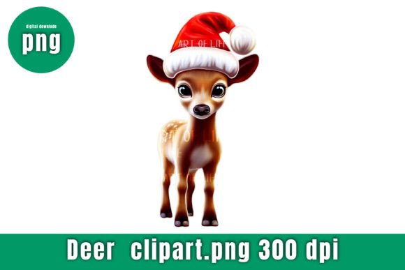 Download Little Deer Cartoon Painting, 3d Style - Cartoon Collection