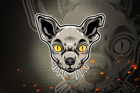 Download Spinx Cat Animal Head Vector - Spinx cat Collection