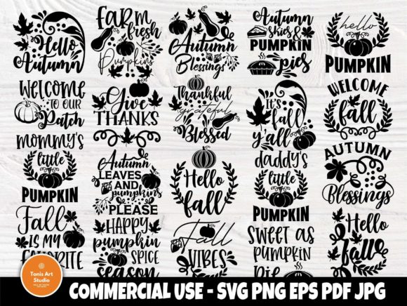 Download Fall SVG Bundle, Autumn Svg, Pumpkin Svg - Pumpkin svg Collection