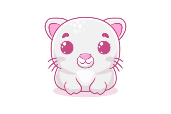 Download Vector Cute Baby Cat Cartoon Character - Cartoon Collection